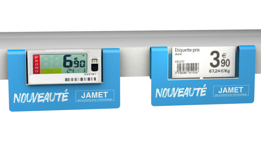 PLV stop-rayon étiquette prix