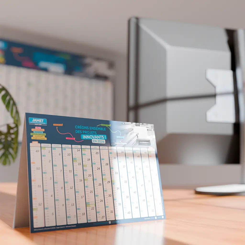calendrier chevalet