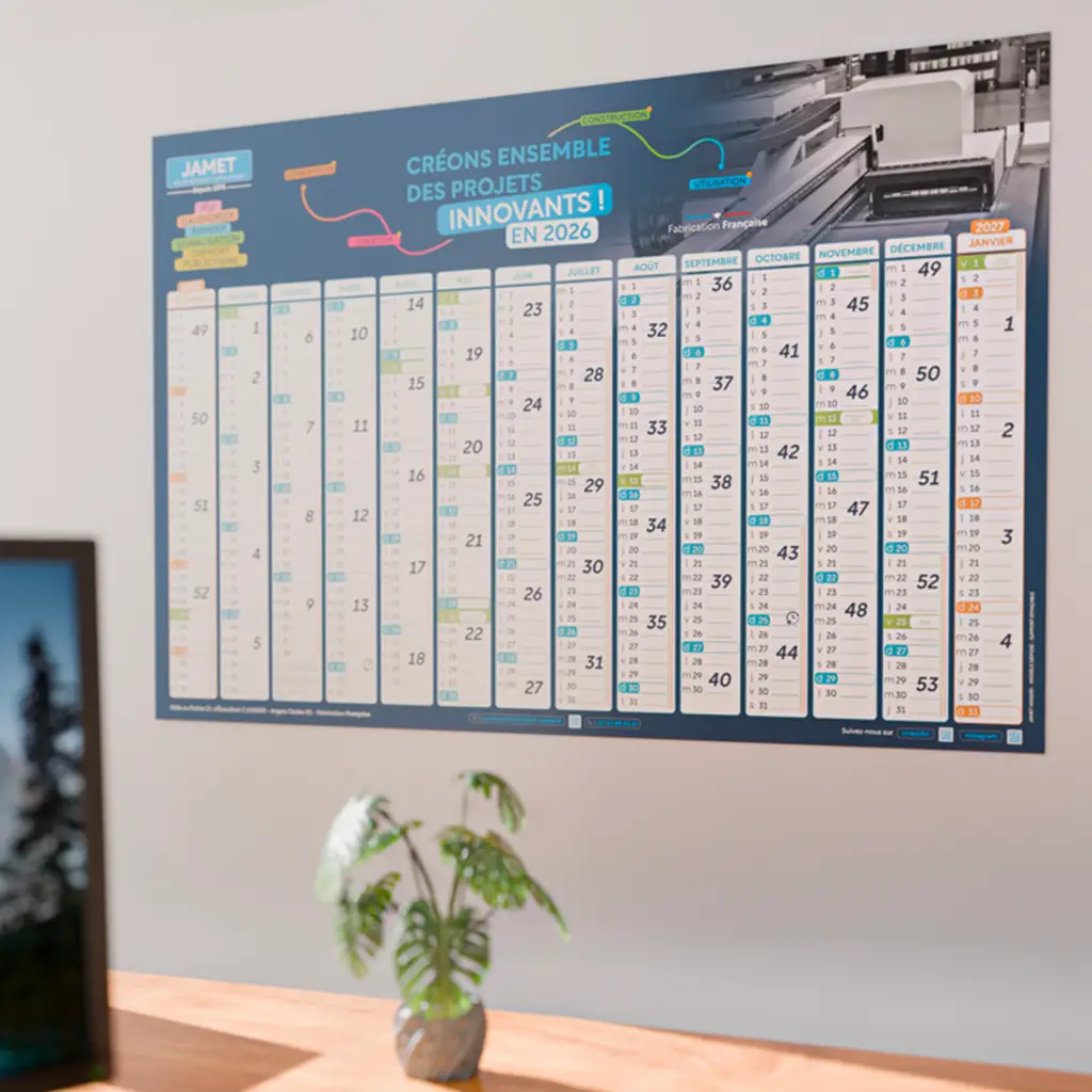 calendrier effaçable xxl